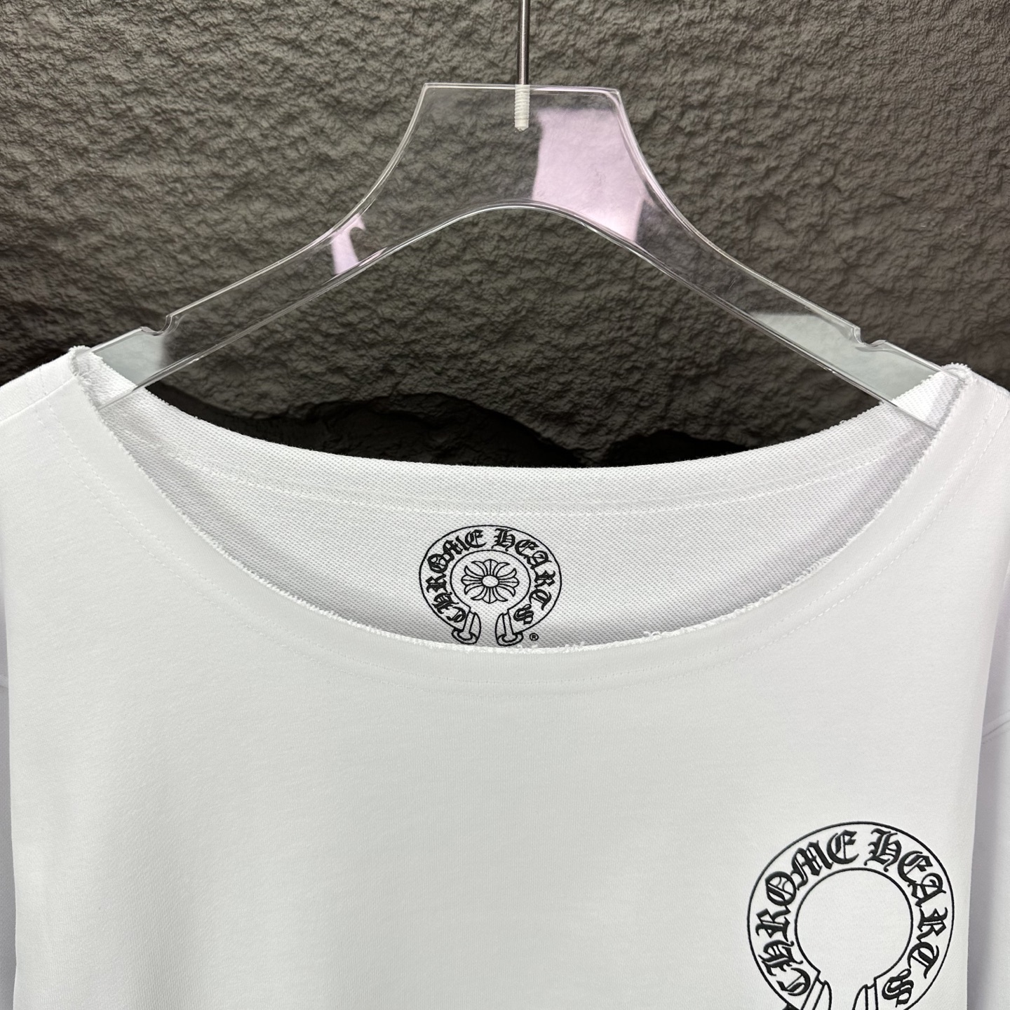 Chrome Hearts 克罗心2025新款梵文马蹄logo低领长袖卫衣