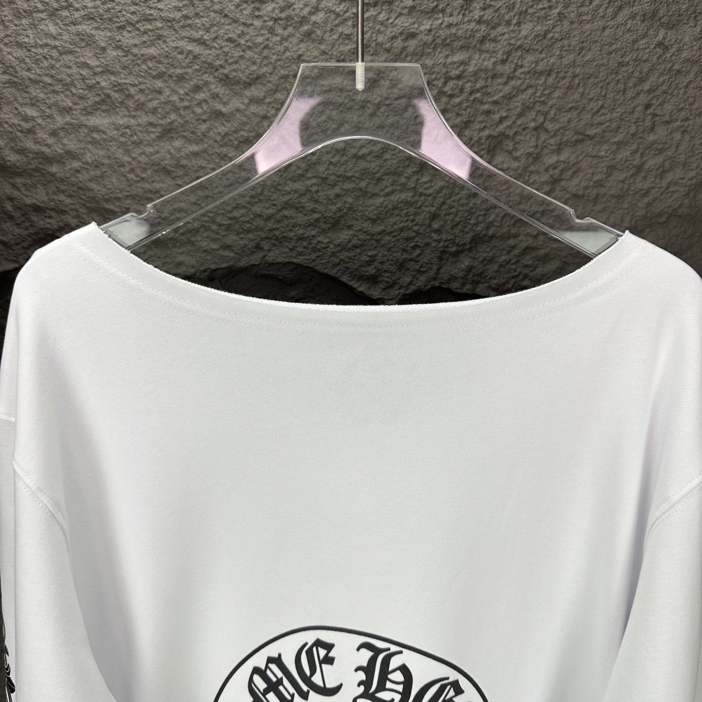 Chrome Hearts 克罗心2025新款梵文马蹄logo低领长袖卫衣
