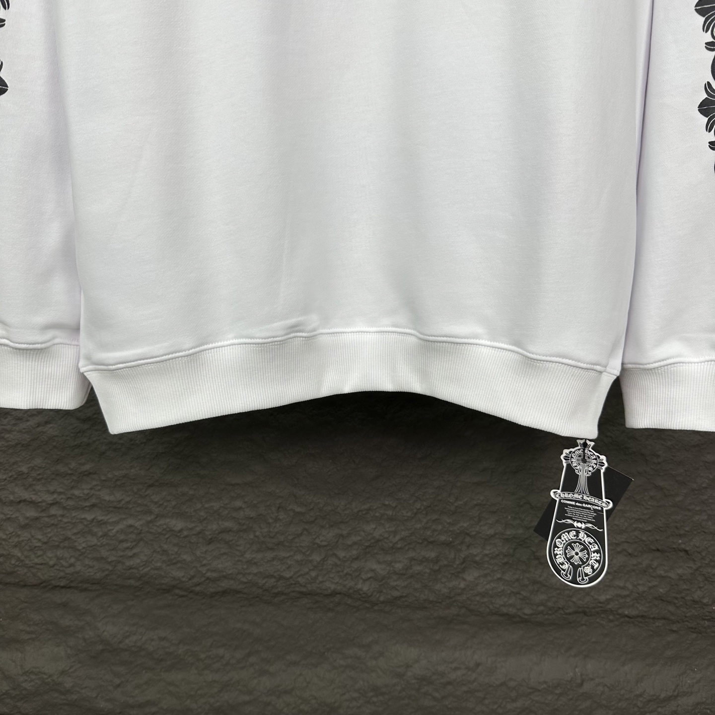 Chrome Hearts 克罗心2025新款梵文马蹄logo低领长袖卫衣