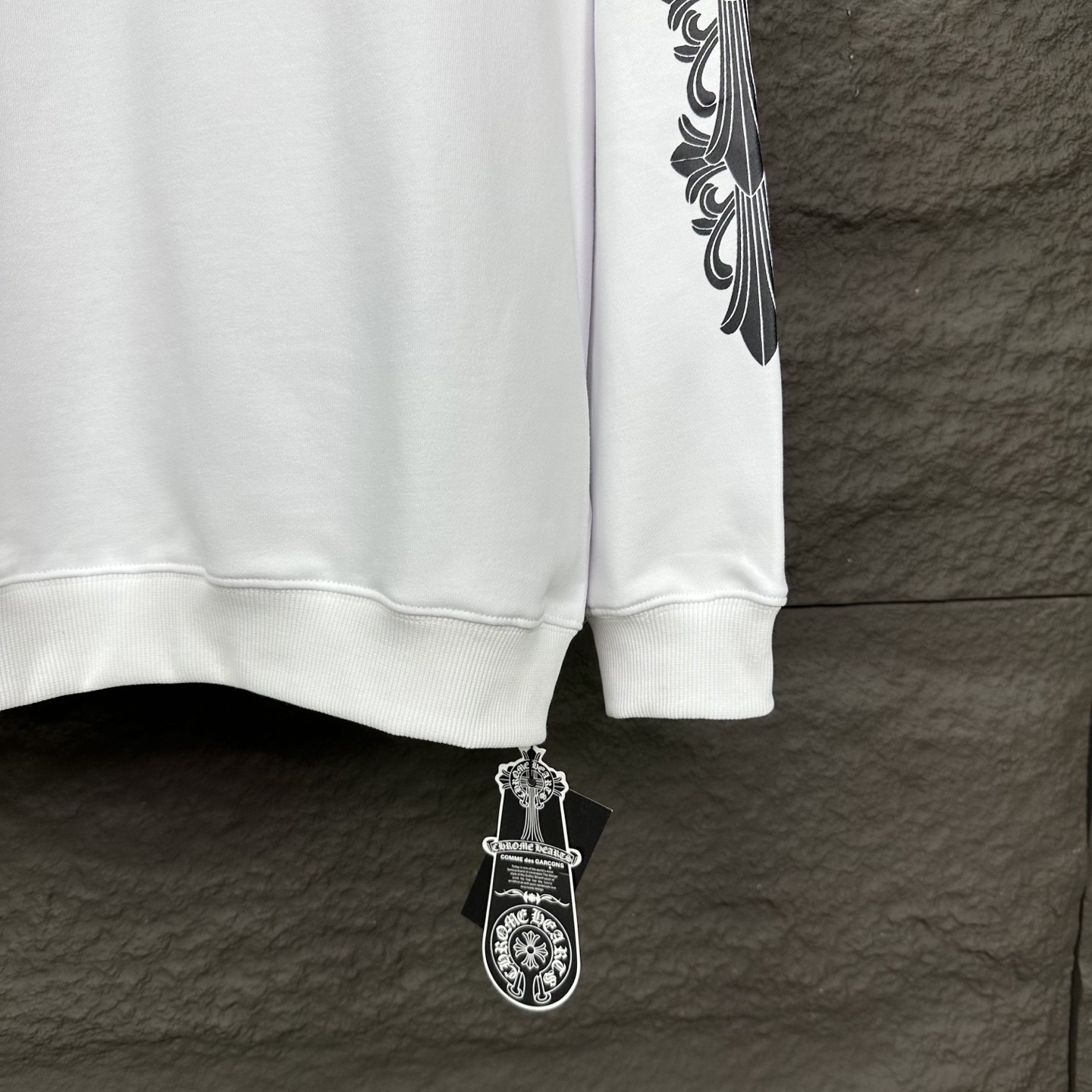 Chrome Hearts 克罗心2025新款梵文马蹄logo低领长袖卫衣