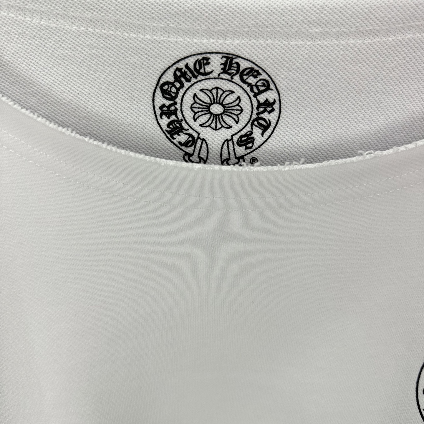 Chrome Hearts 克罗心2025新款梵文马蹄logo低领长袖卫衣