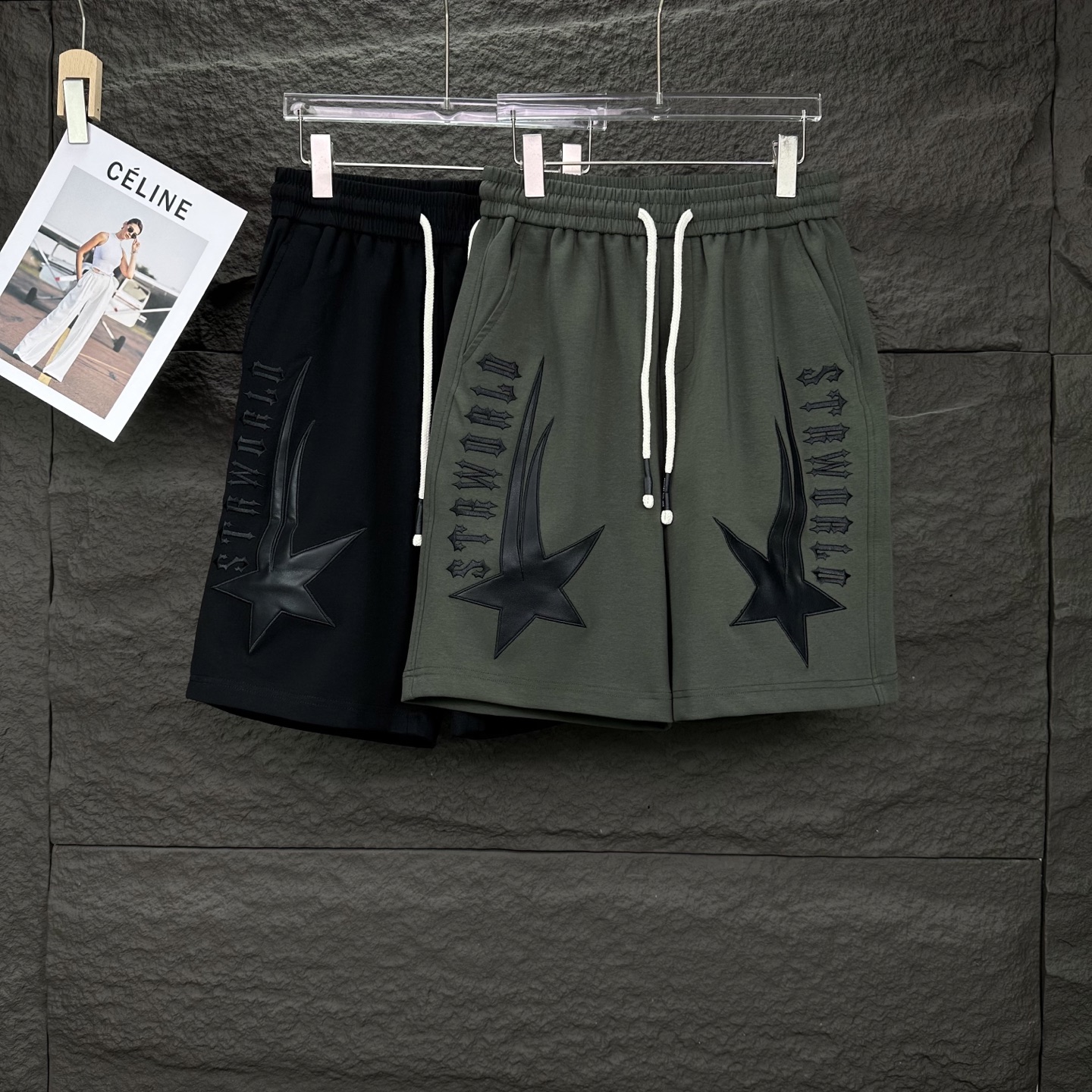 Pantalones Cortos Deportivos con Bordado de Estrella para Hombre y Mujer 10 i1746196195480 3954 0 8