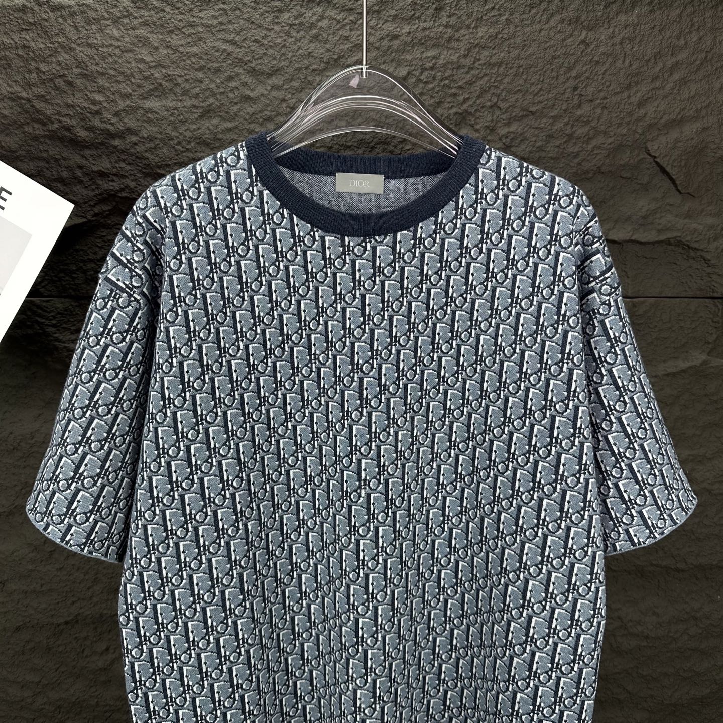 Dior Camiseta de Punto con Logo Jacquard para Parejas - Edición 2025 6 i1746196293173 869 0 4