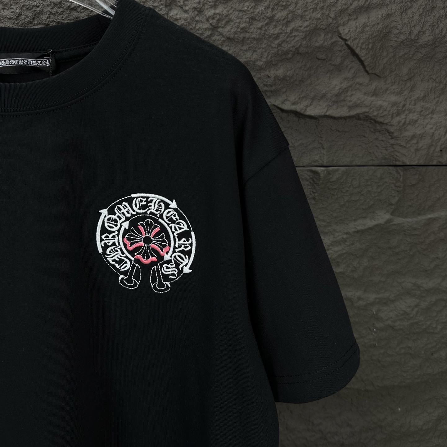 Chrome Hearts Camiseta de Manga Corta con Logo Bordado Unisex, Moda 2025 5 i1746196305901 4832 0 3