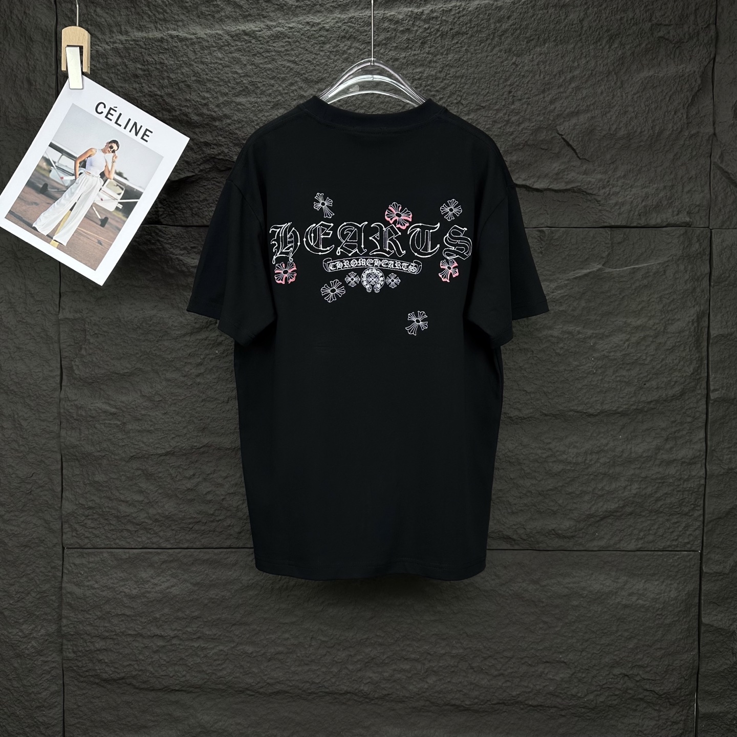 Chrome Hearts Camiseta de Manga Corta con Logo Bordado Unisex, Moda 2025 3 i1746196306652 7133 0 1