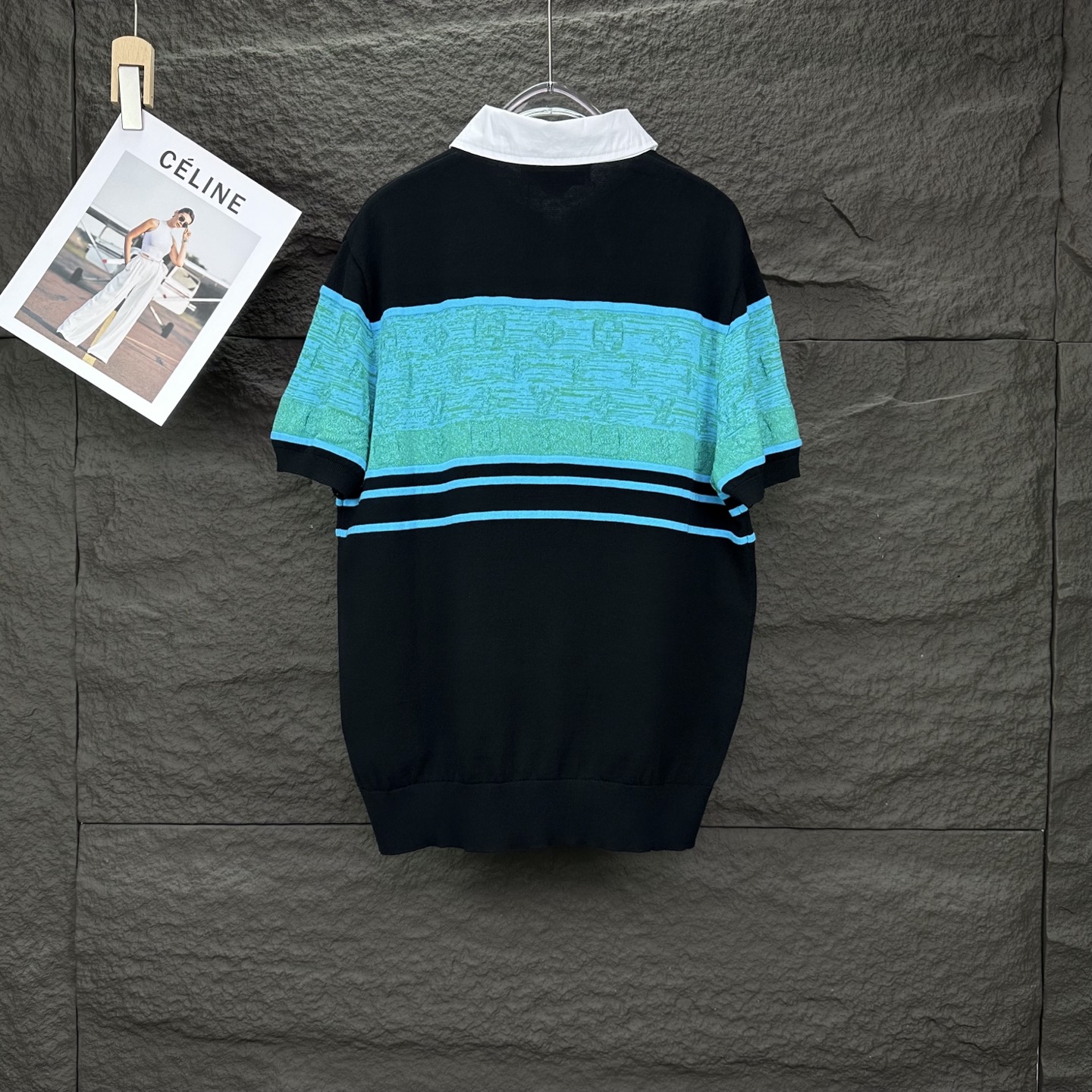 Louis Vuitton Polo de Punto con Logo Jacquard en Contraste para Parejas 3 i1746373332334 8205 0 1