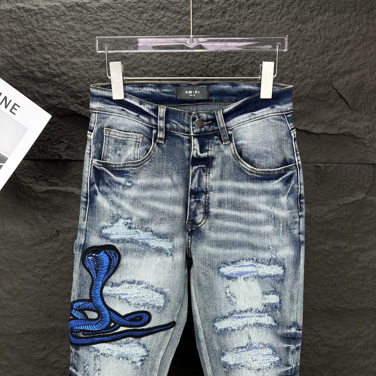 AMIRI  牛仔裤ami,服装,眼镜 5