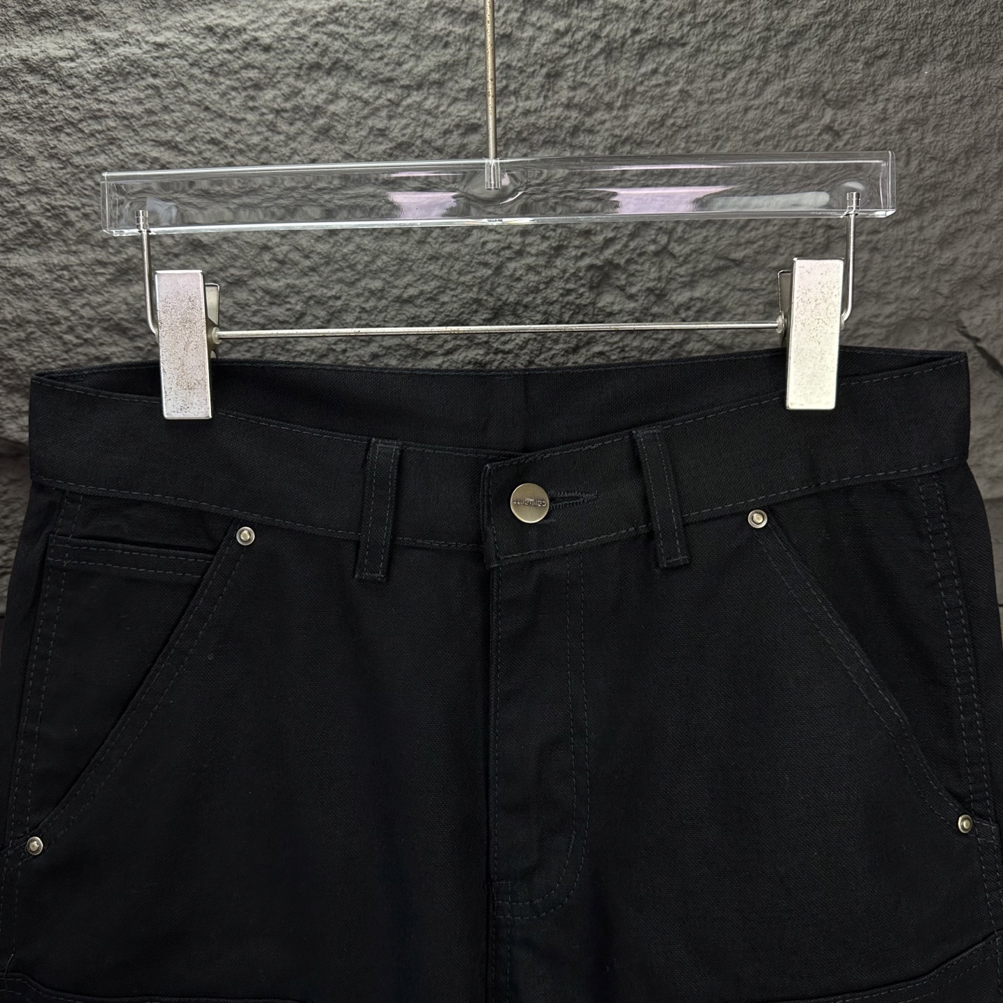 Chrome Hearts 卡哈特&克罗心联名2025新款伐木蓝白十字架拼皮 宽松水洗喇叭牛仔裤