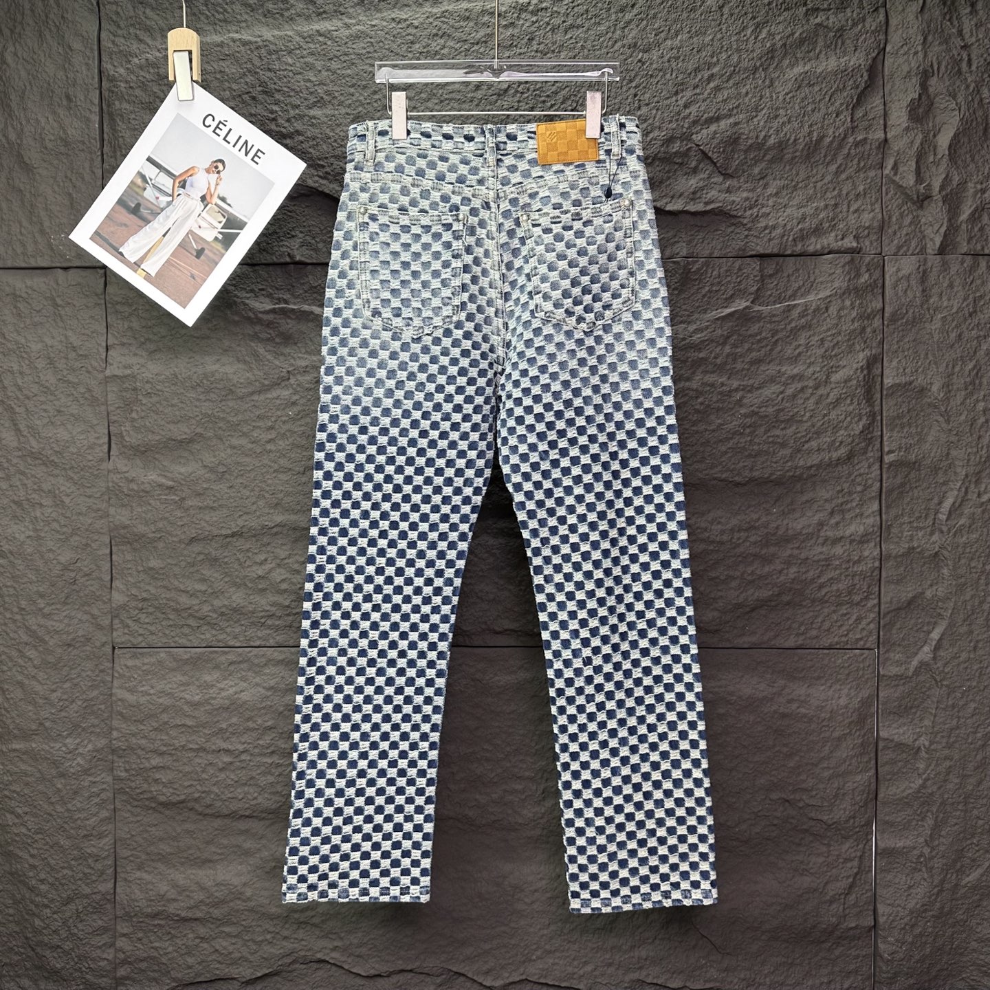 驴家联名2025新款迷你棋盘格情侣款水洗牛仔裤 🔥高版本🔥高版本🔥顶级天花板品质 不同水洗质感的款式，对