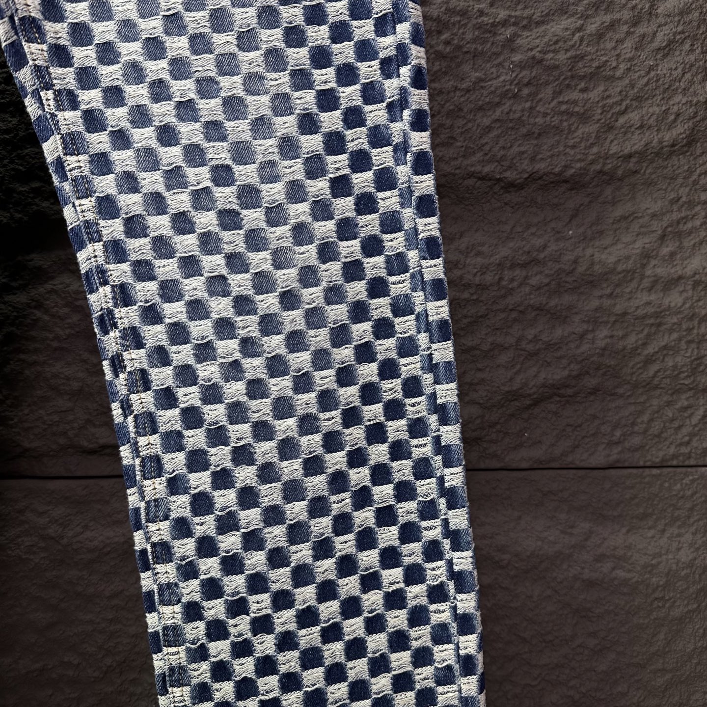 驴家联名2025新款迷你棋盘格情侣款水洗牛仔裤 🔥高版本🔥高版本🔥顶级天花板品质 不同水洗质感的款式，对