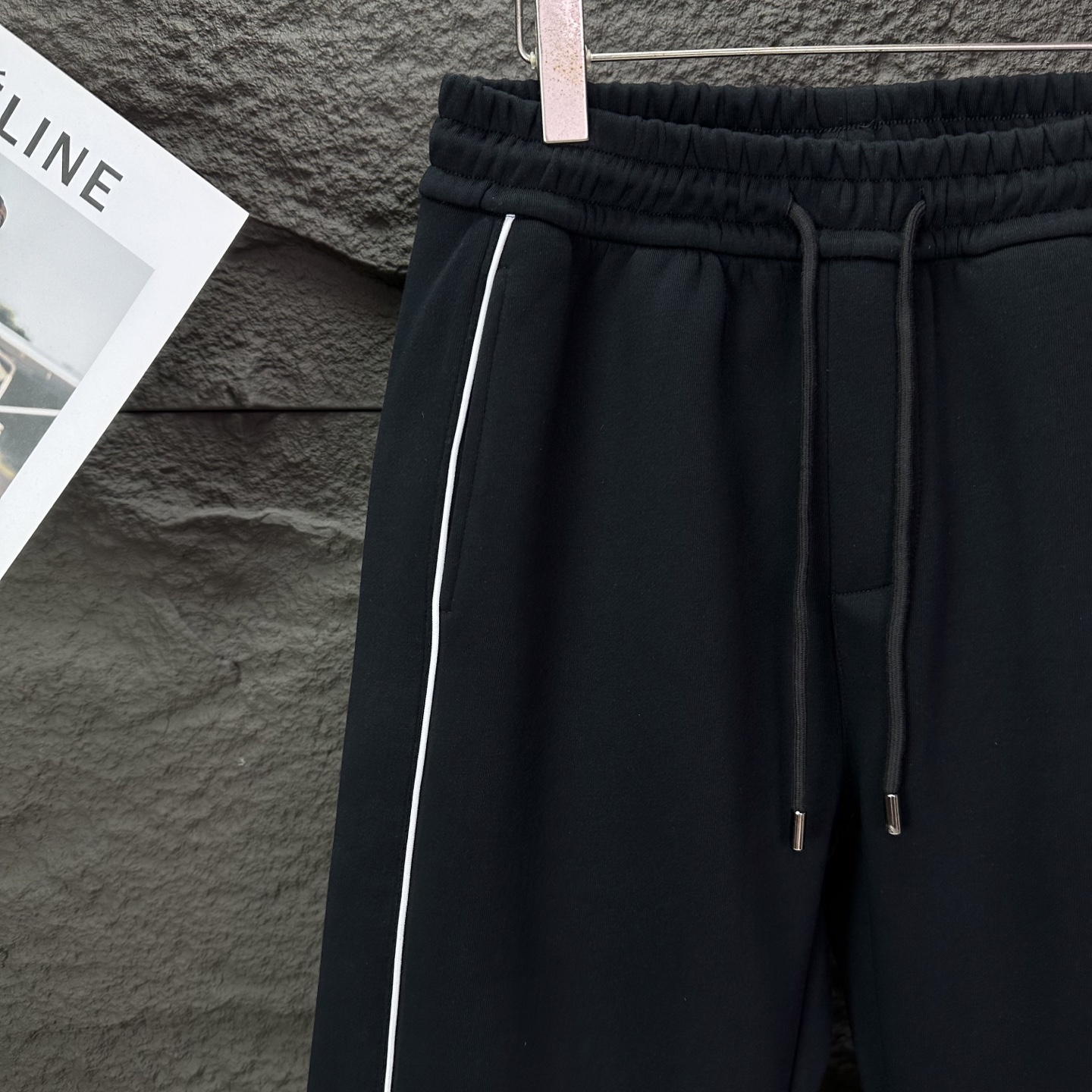 小鸟家2025新款刺绣字母logo情侣款宽松直筒长裤🔥高版本🔥高版本🔥原版面料 数码直喷印花工艺 网红明