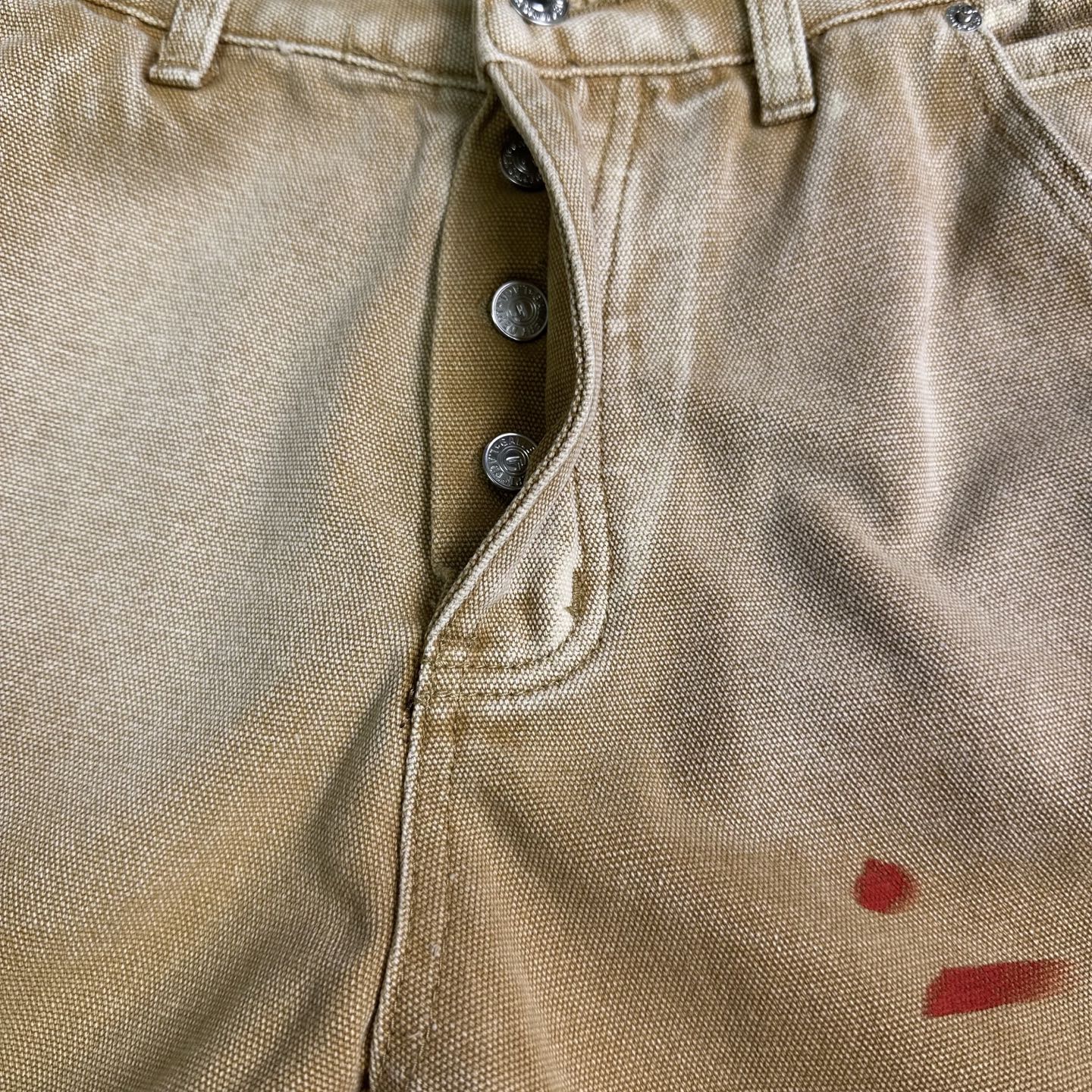 GALLERY DEPT. &克罗心联名2025新款泼墨手绘拼接多口袋情侣款宽松水洗微喇牛仔裤 🔥高版本