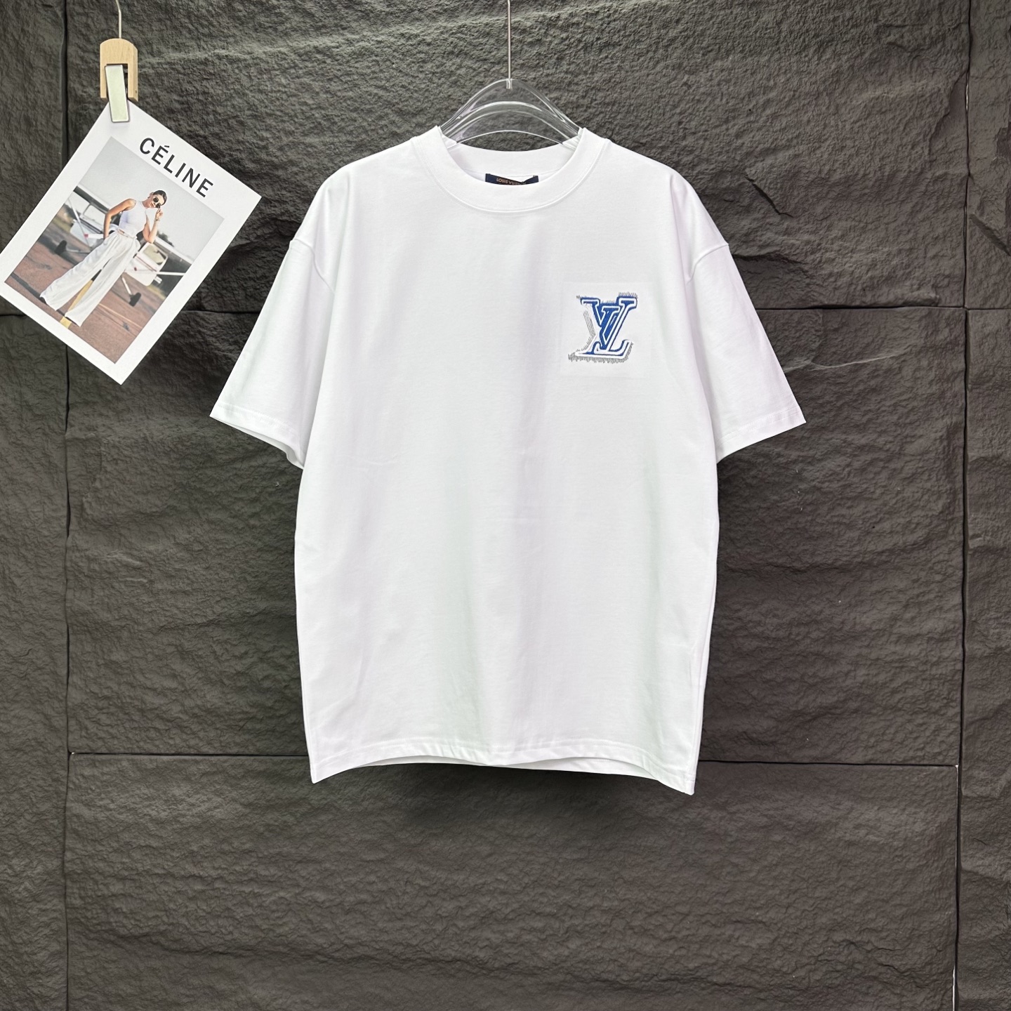 P90 Lujia 2026 Camiseta de manga corta de nuevo estilo con bordado de miles de agujas🪡Pareja con logo de letras 🔥Vers…