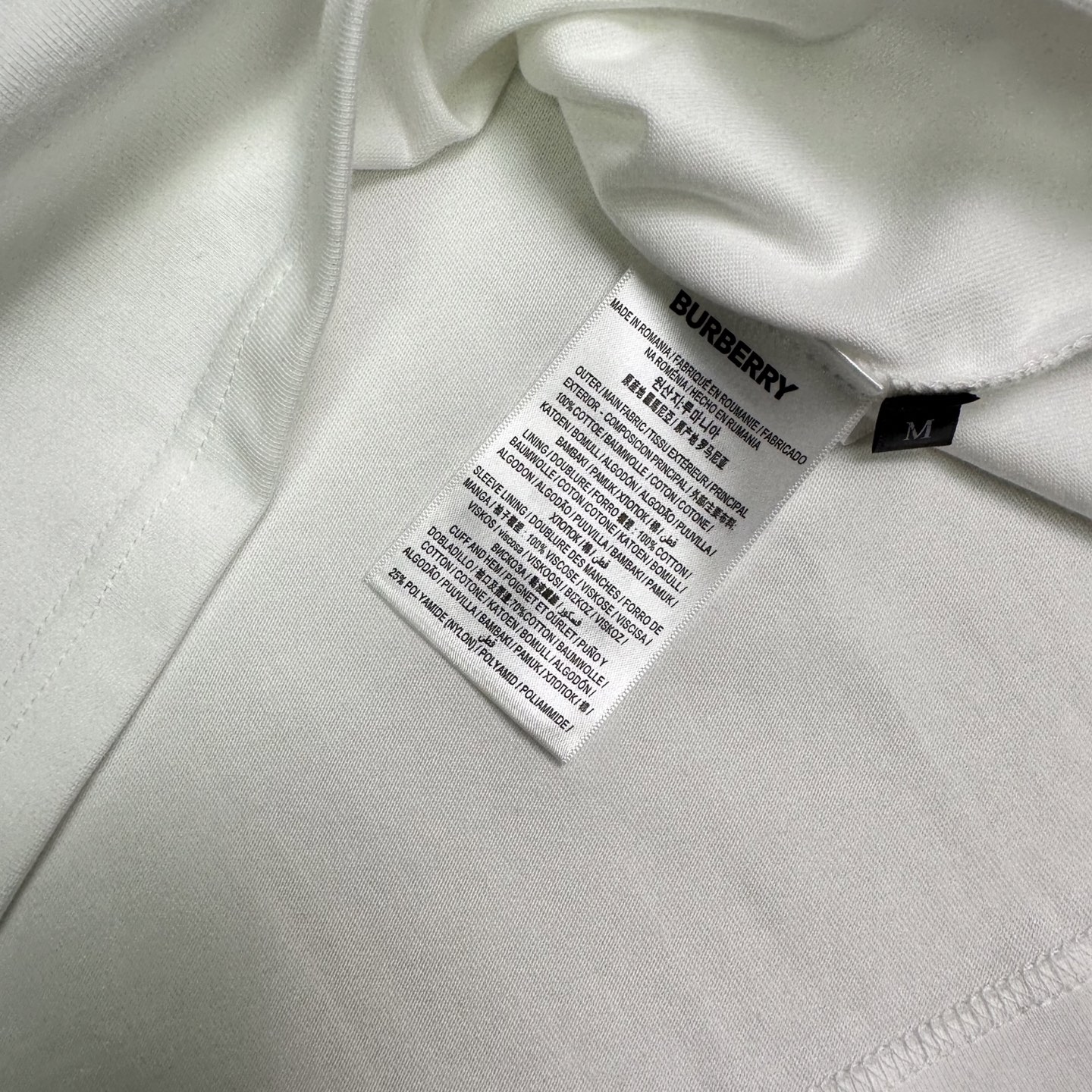 Burberry 巴宝莉2026新款战马字母印花logo 短袖T恤