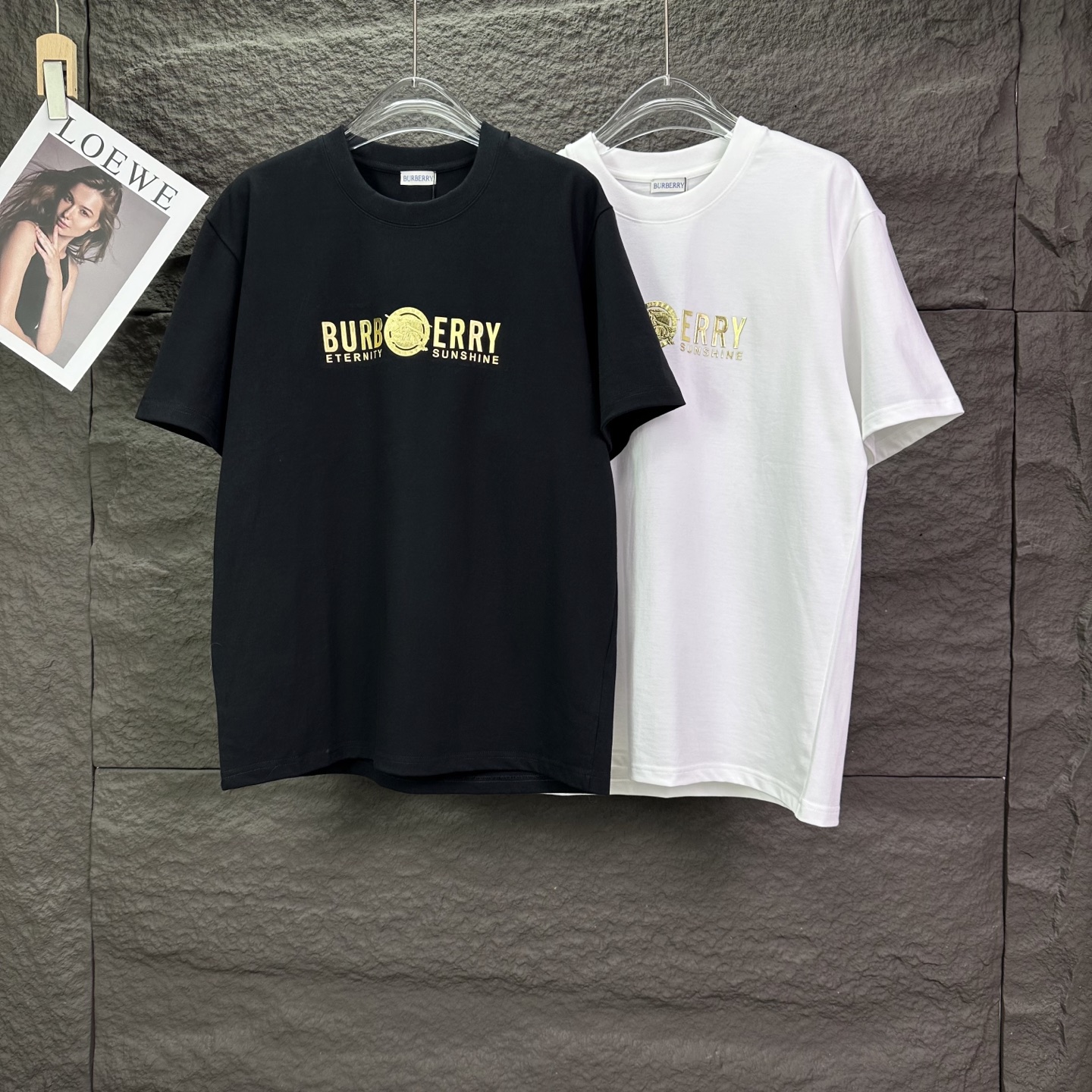 Burberry 巴宝莉2026新款压胶立体字母 短袖T恤
