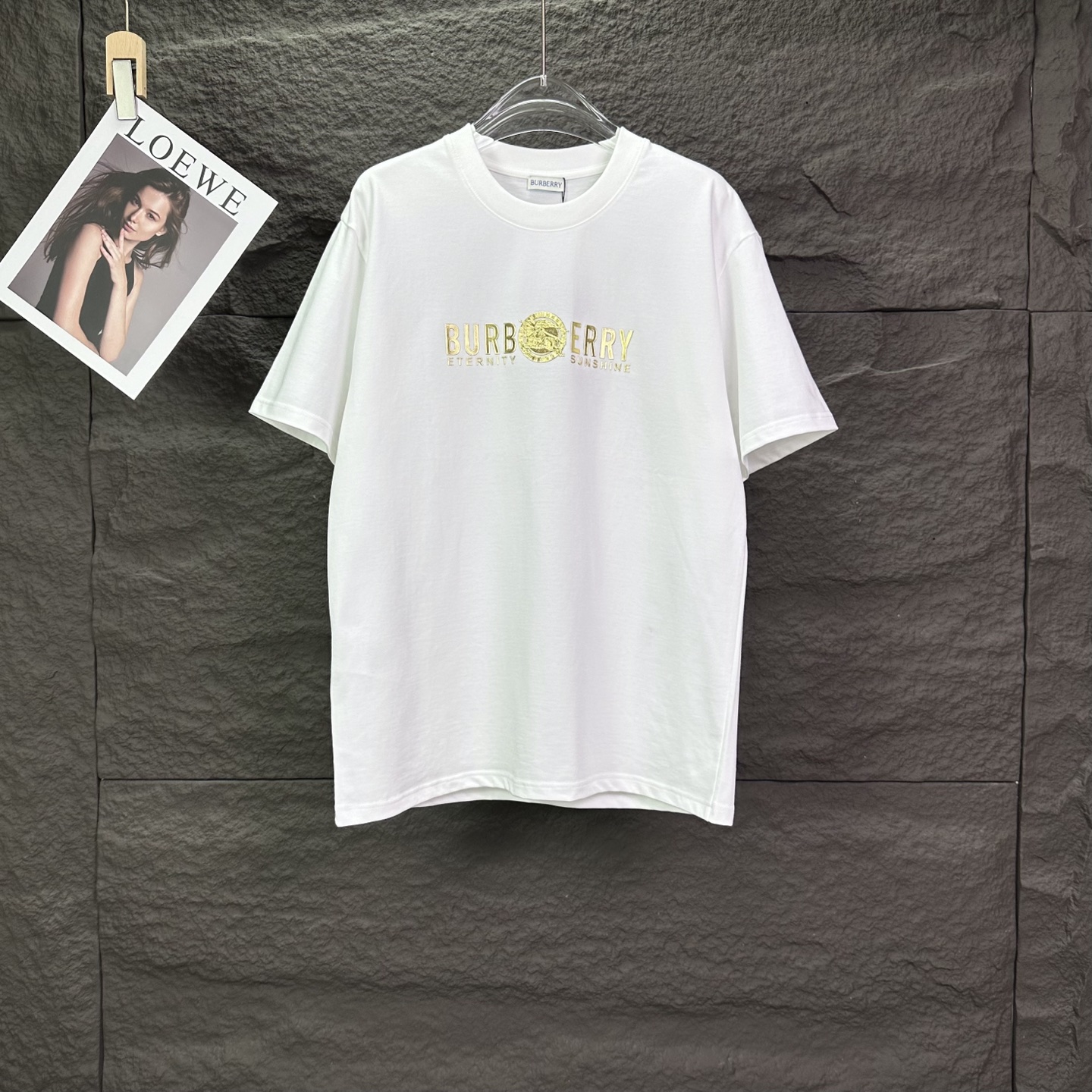 Burberry 巴宝莉2026新款压胶立体字母 短袖T恤