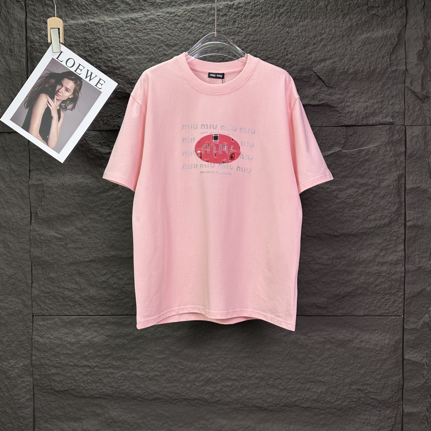 미우미우 여성 반팔 88717 Miu Miu T Shirt
