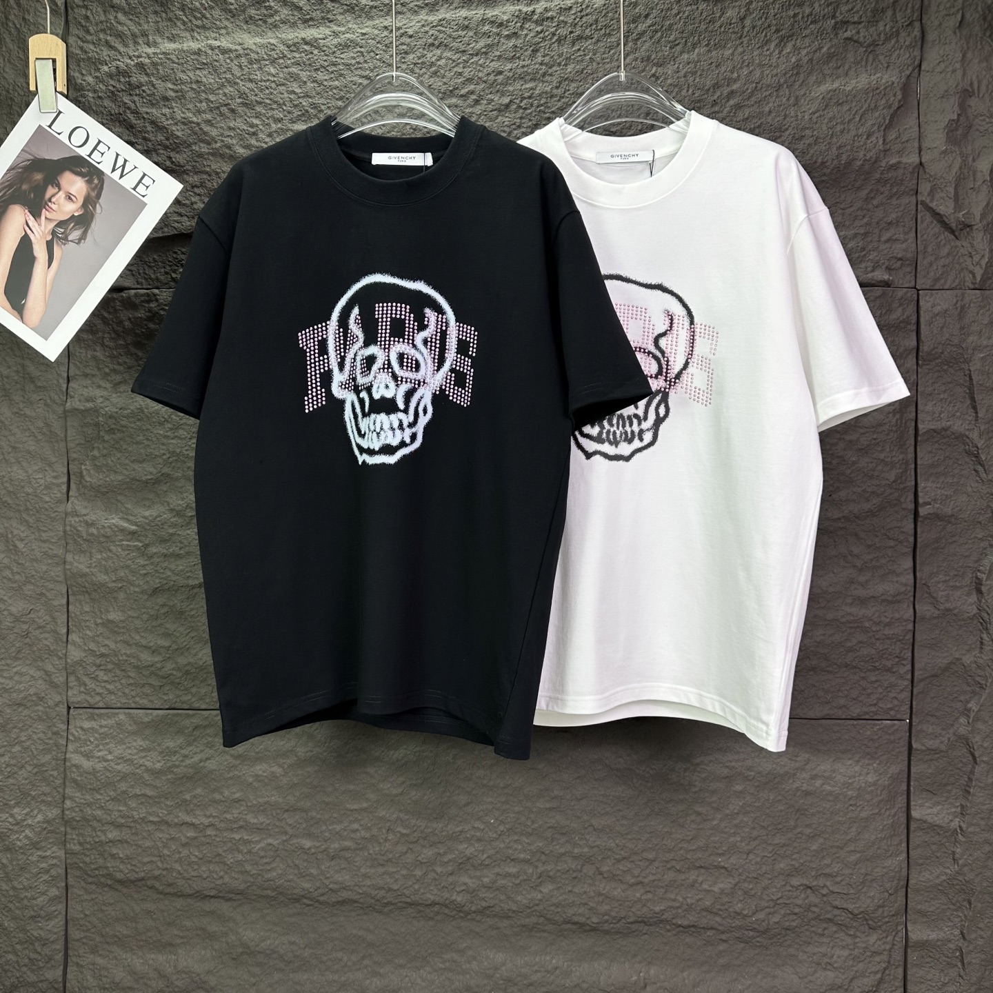 Givenchy 纪梵希2026新款骷髅头 字母logo 短袖T恤