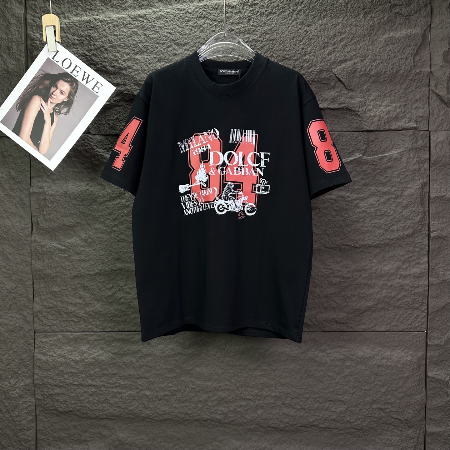 Dolce & Gabbana D&G杜嘉班纳2026新款字母印花logo 短袖T恤
