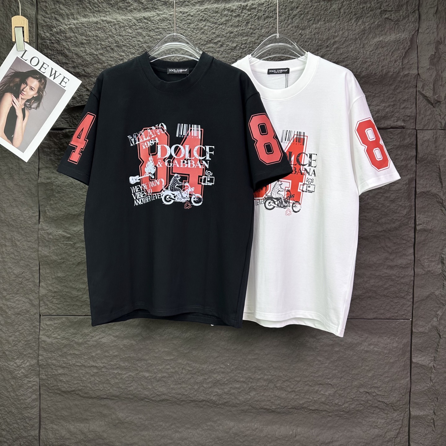 Dolce & Gabbana D&G杜嘉班纳2026新款字母印花logo 短袖T恤