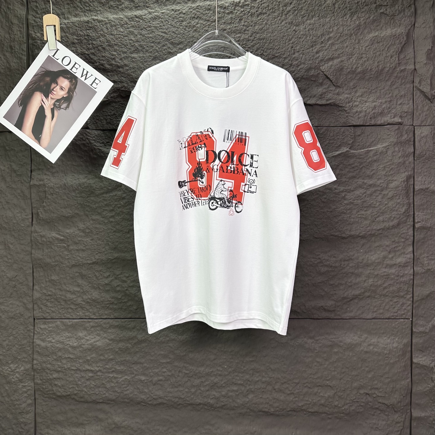 Dolce & Gabbana D&G杜嘉班纳2026新款字母印花logo 短袖T恤