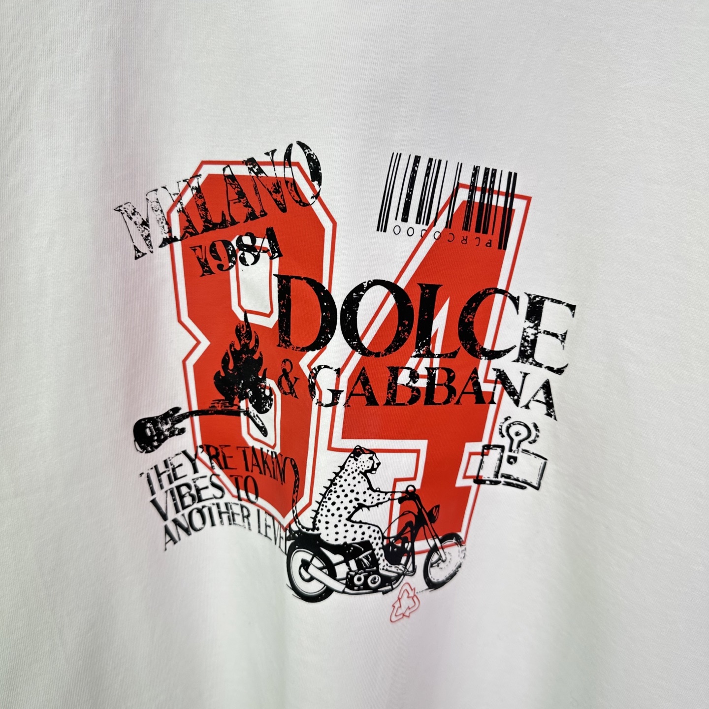 Dolce & Gabbana D&G杜嘉班纳2026新款字母印花logo 短袖T恤