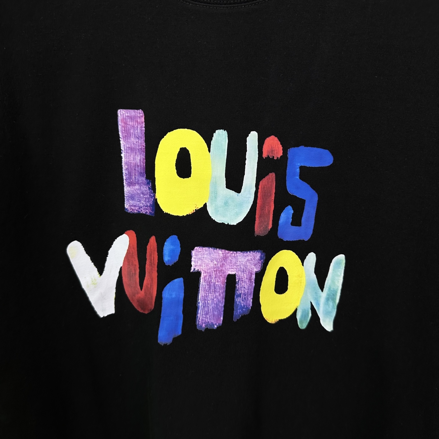 Louis Vuitton 驴家2026新款彩色字母logo 短袖T恤