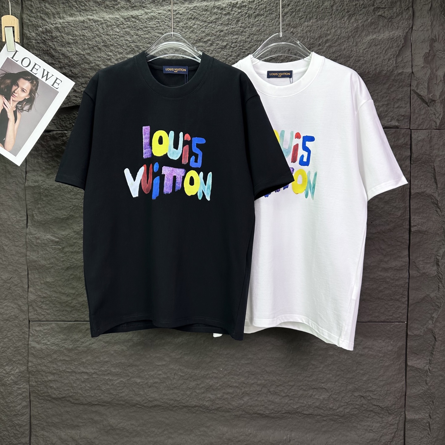 Louis Vuitton 驴家2026新款彩色字母logo 短袖T恤