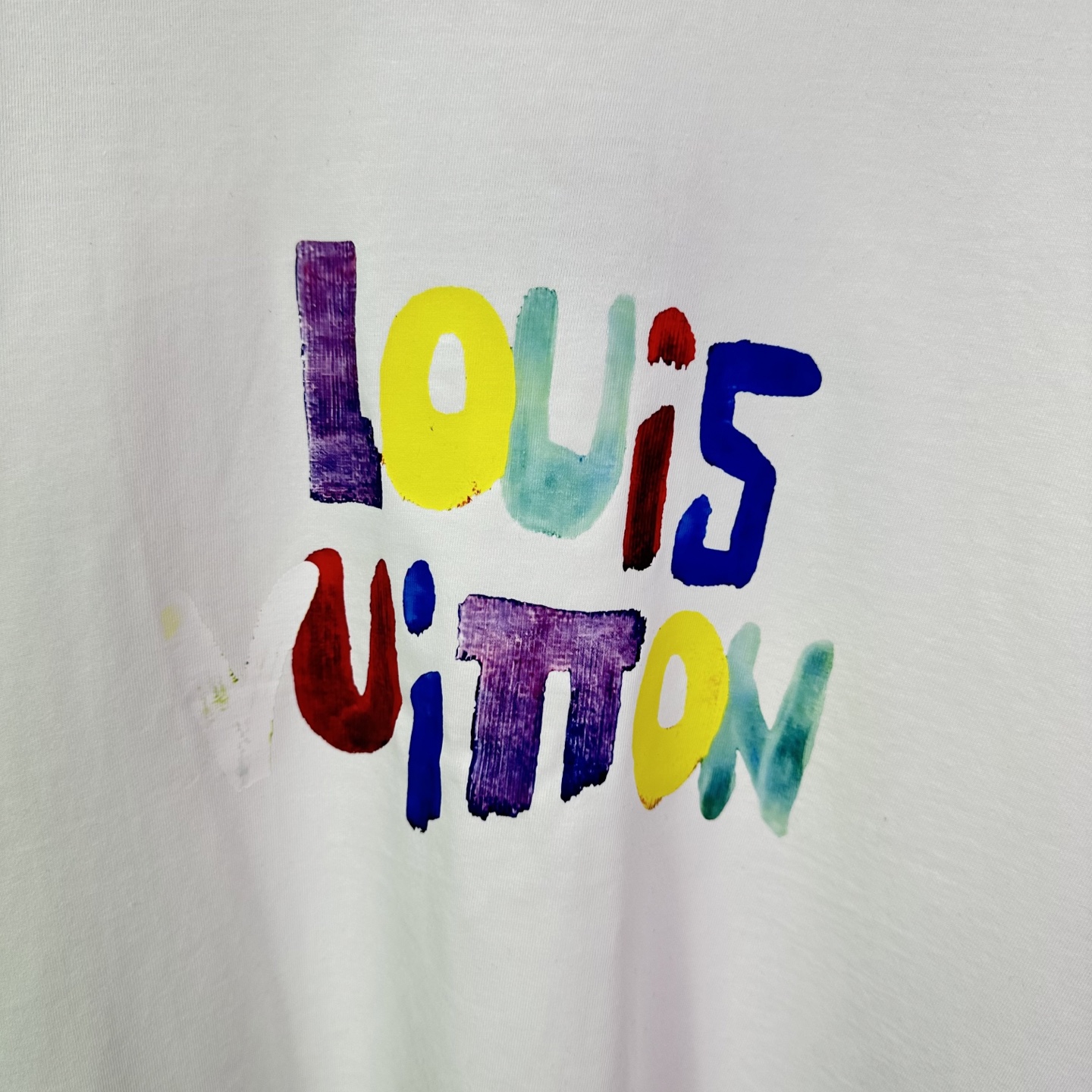 Louis Vuitton 驴家2026新款彩色字母logo 短袖T恤