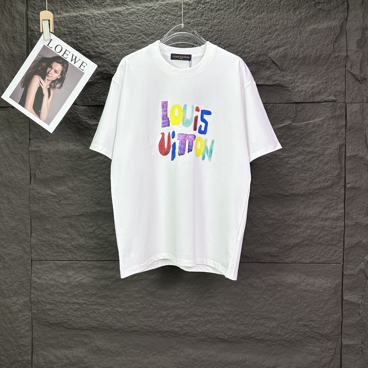 Louis Vuitton 驴家2026新款彩色字母logo 短袖T恤
