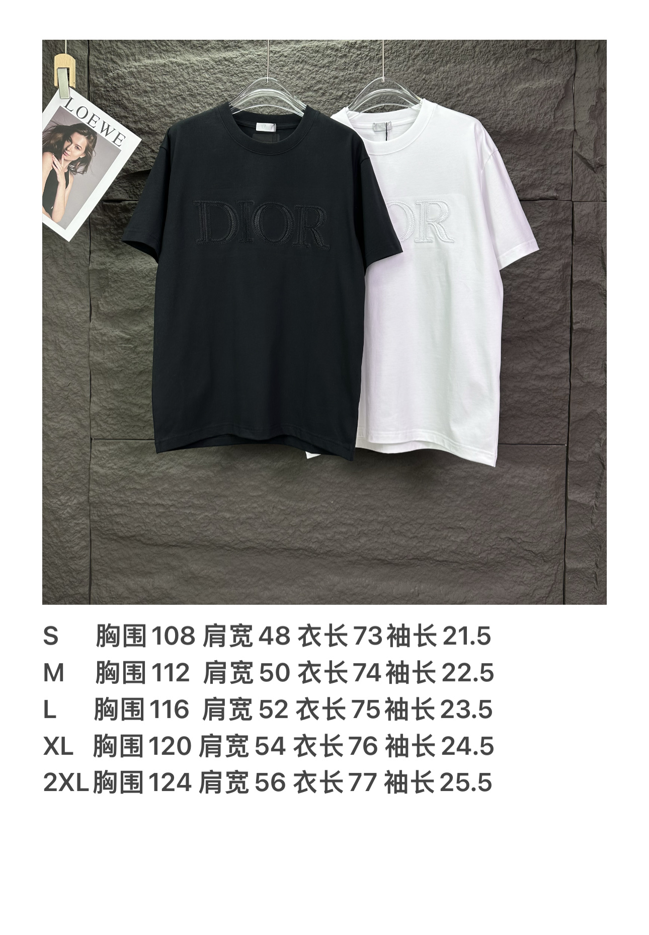 Dior 迪奥2026新款刺绣 短袖T恤