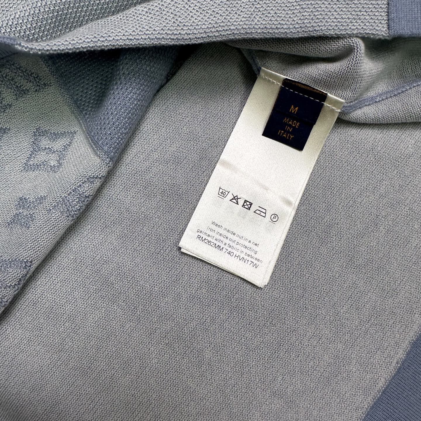 Louis Vuitton 驴家2026新款提花logo拼接 圆领针织短袖T恤