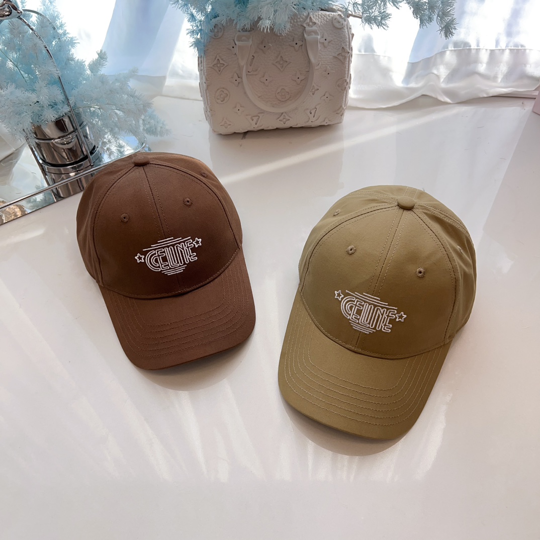 Celine Hats Baseball Cap Copy AAA+ Embroidery Cotton Fall/Winter Collection