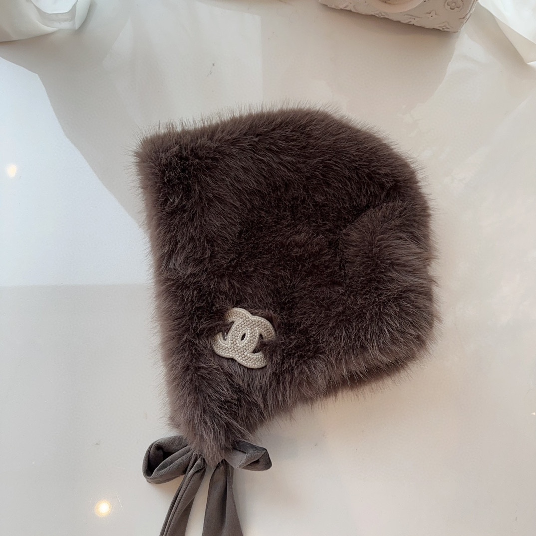 [Chanel Hats]Chanel Chanel high-quality environmentally friendly fur warm pock