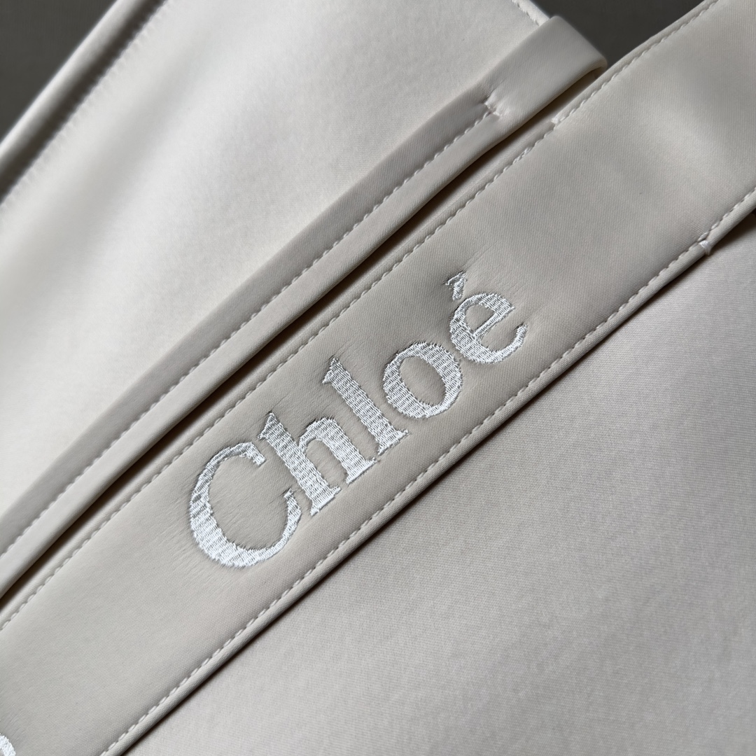 Chloé Woody Large Tote Pack: Stylish Nylon Handbag with Modern Design and Functional Features - 图片 5