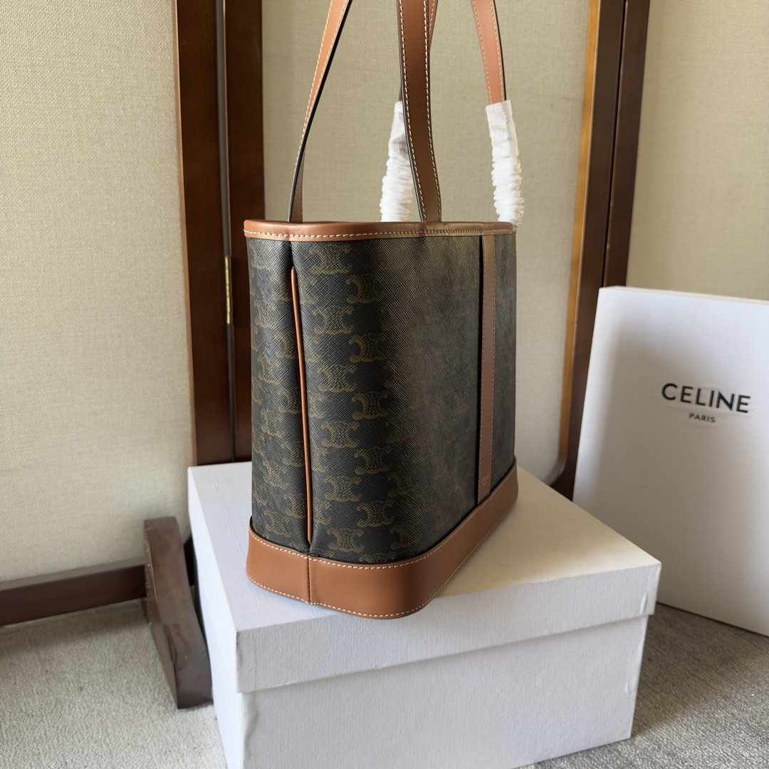 Celine Style Beige Leather Scarf Lookbook Reference image 2