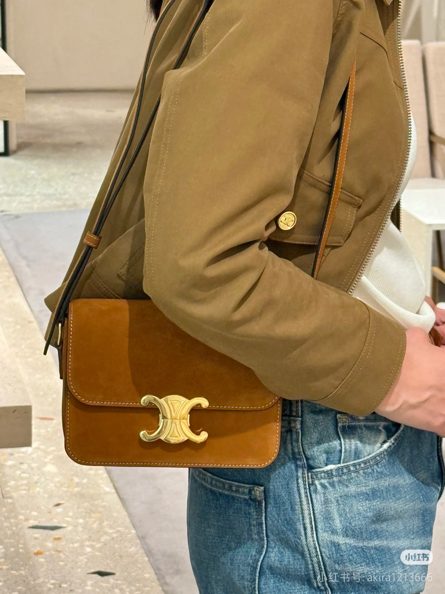 NO:556823,Light khaki atmosphere outfit, Celine, celine, celine19860909浅卡其的氛围感穿搭,赛琳celine,celine,celine,Bag