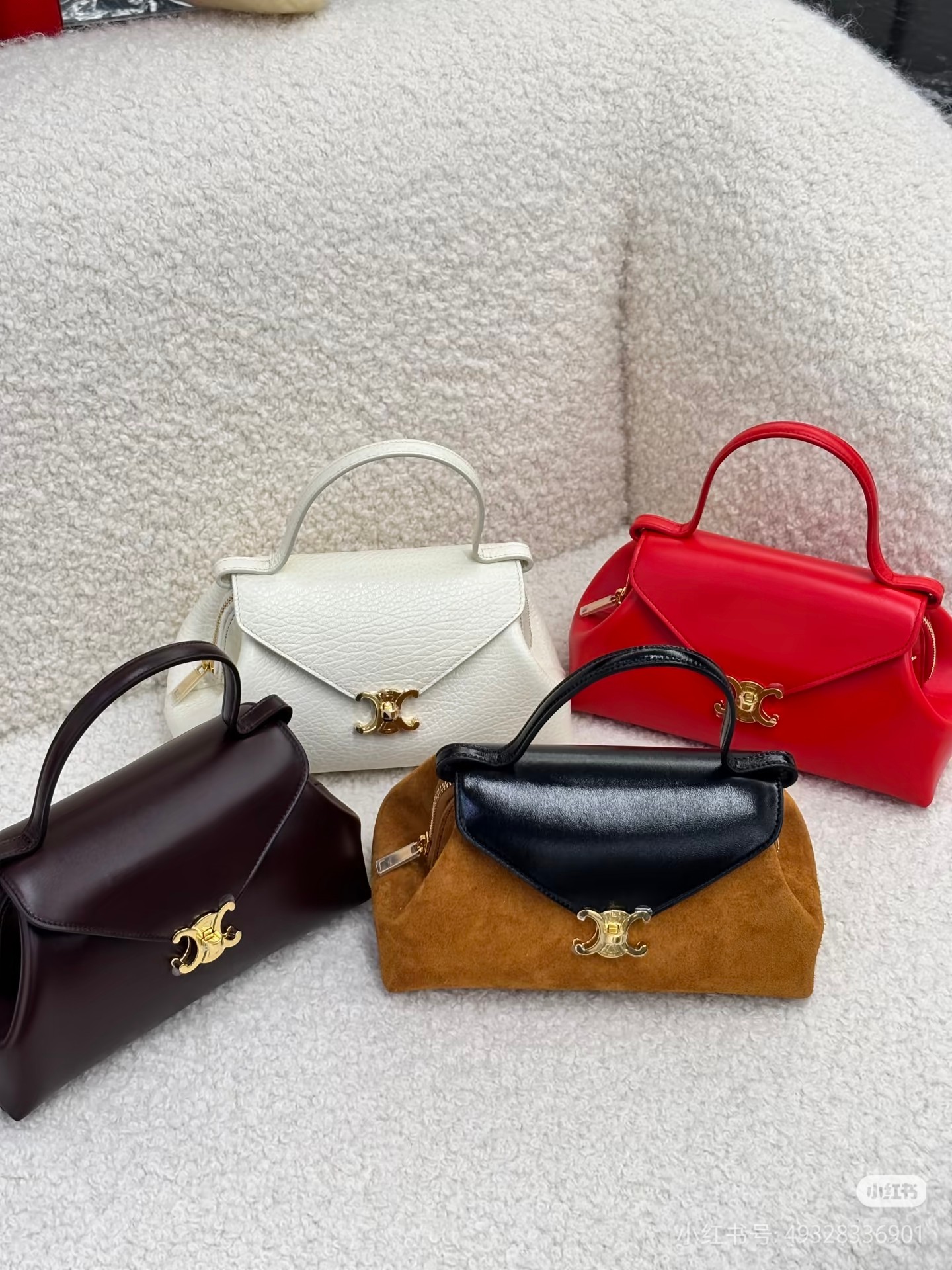 Celine｜26 new winter Arc de Triomphe Fiair armpit bag photo 3