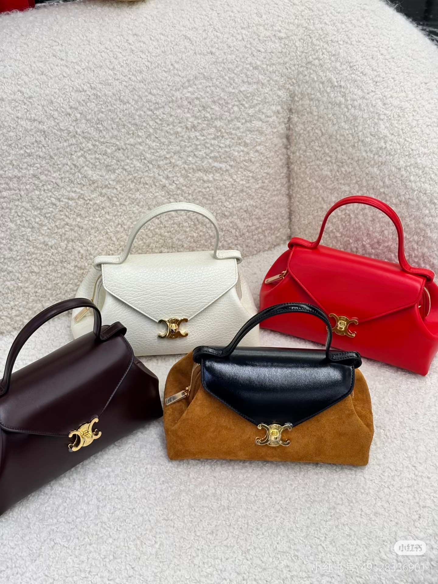 Celine｜26 new winter Arc de Triomphe Fiair armpit bag photo 4