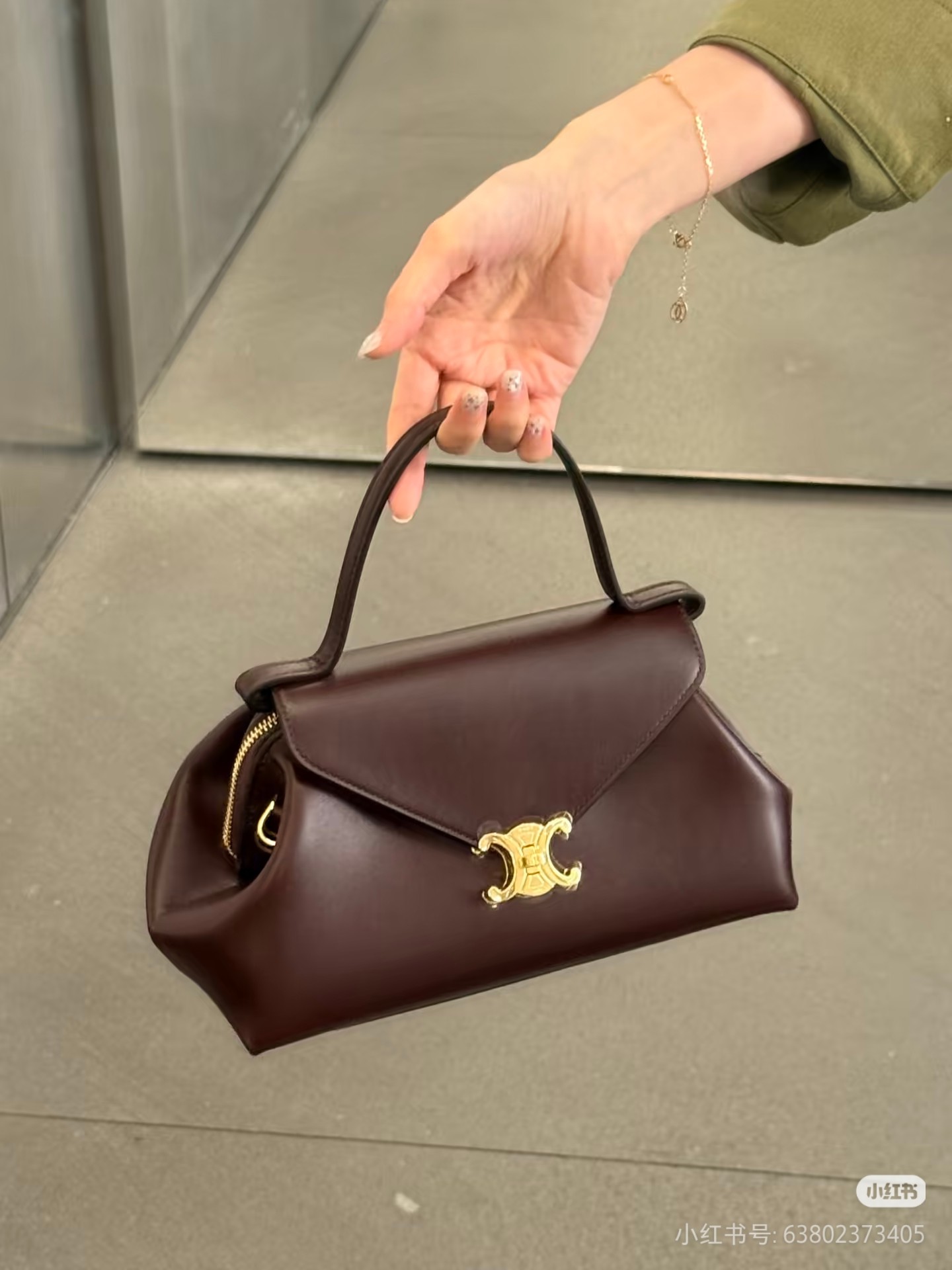 Celine｜26 new winter Arc de Triomphe Fiair armpit bag photo 6