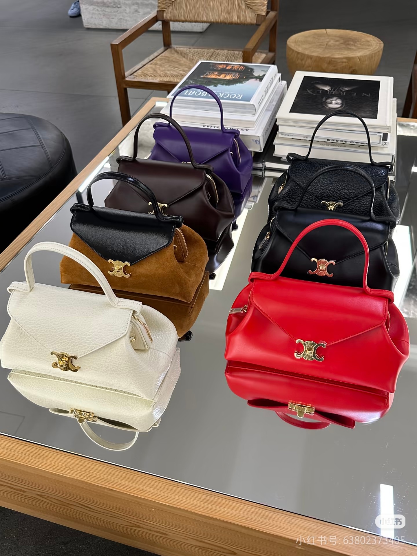 Celine｜26 new winter Arc de Triomphe Fiair armpit bag photo 8