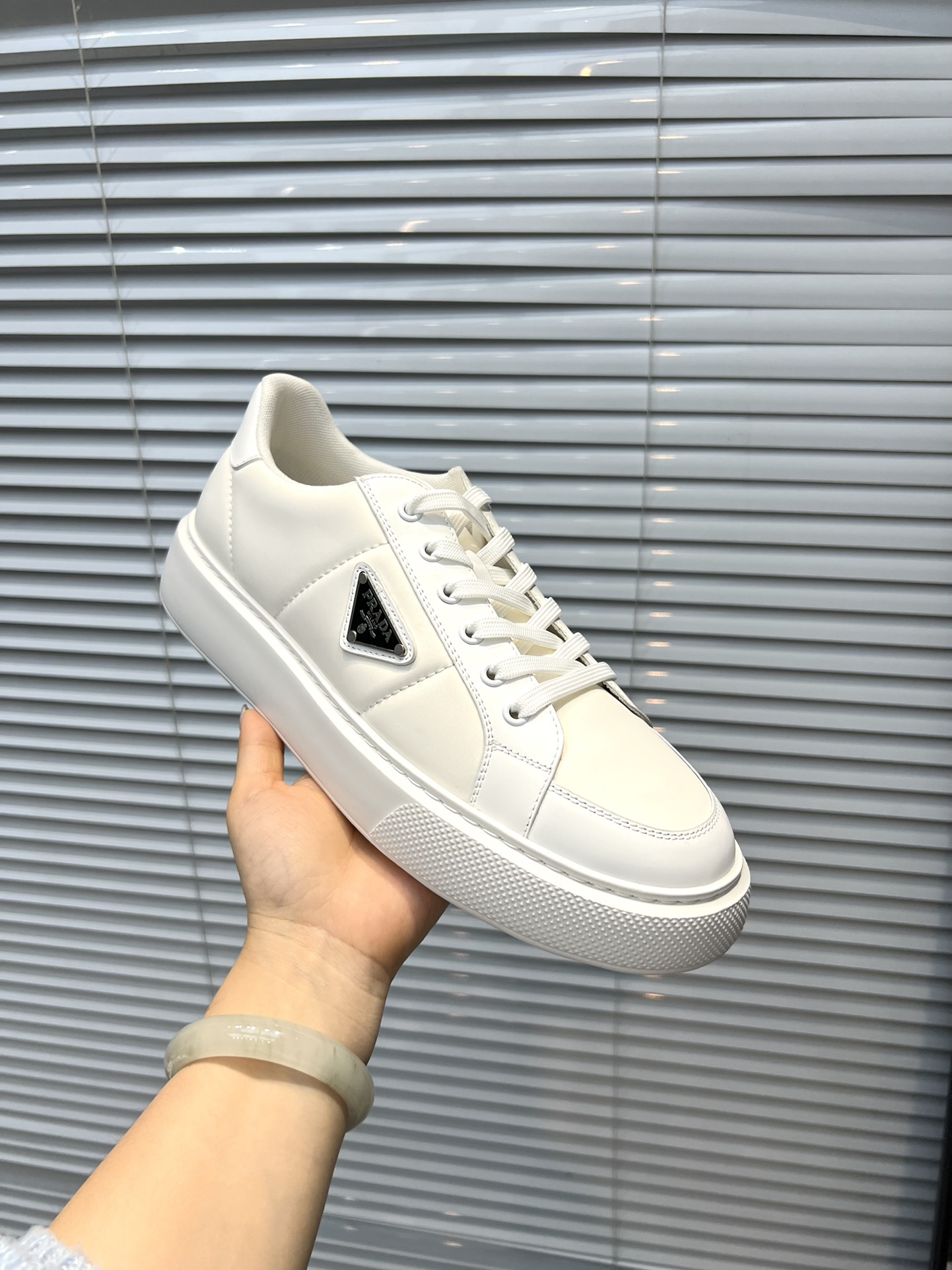 【 PRADA】Prada - Calidad de gama alta - Exterior: Piel de becerro de seda, Tejido de lona de marca, C