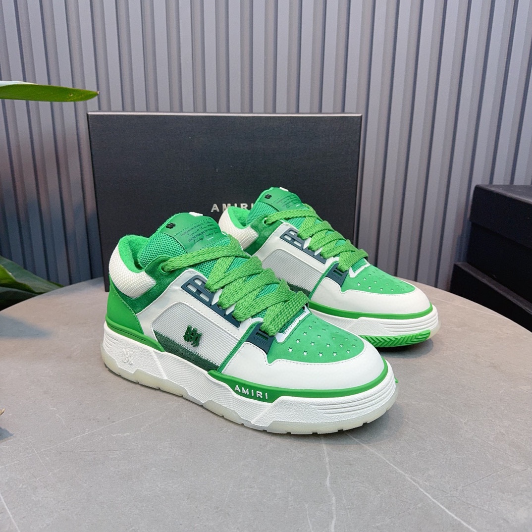 AMIRI Emil Pareja nuevas zapatillas de deporte de la calle alta de hueso formadores capa superior de