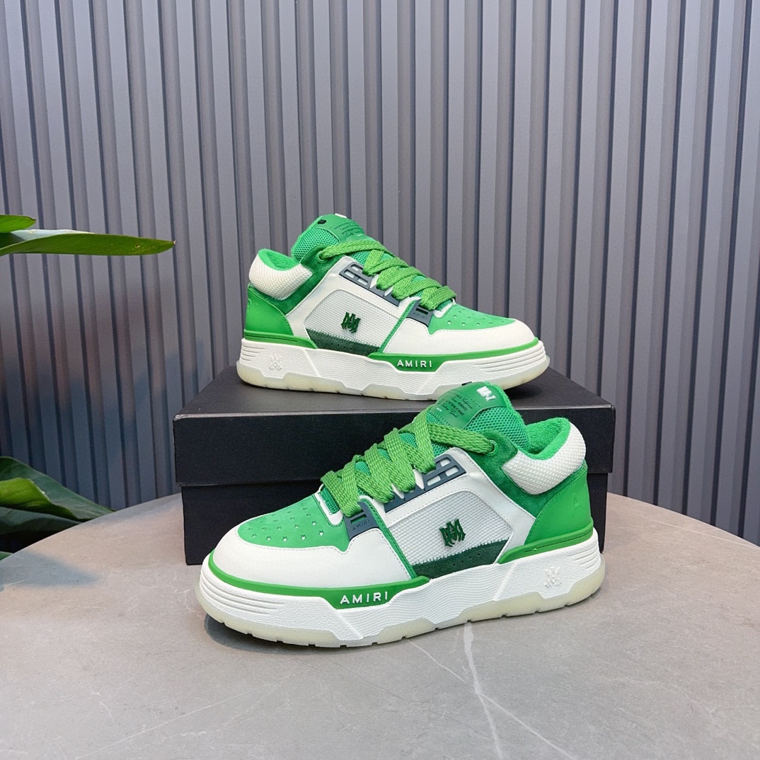 AMIRI Emil Pareja nuevas zapatillas de deporte de la calle alta de hueso formadores capa superior de
