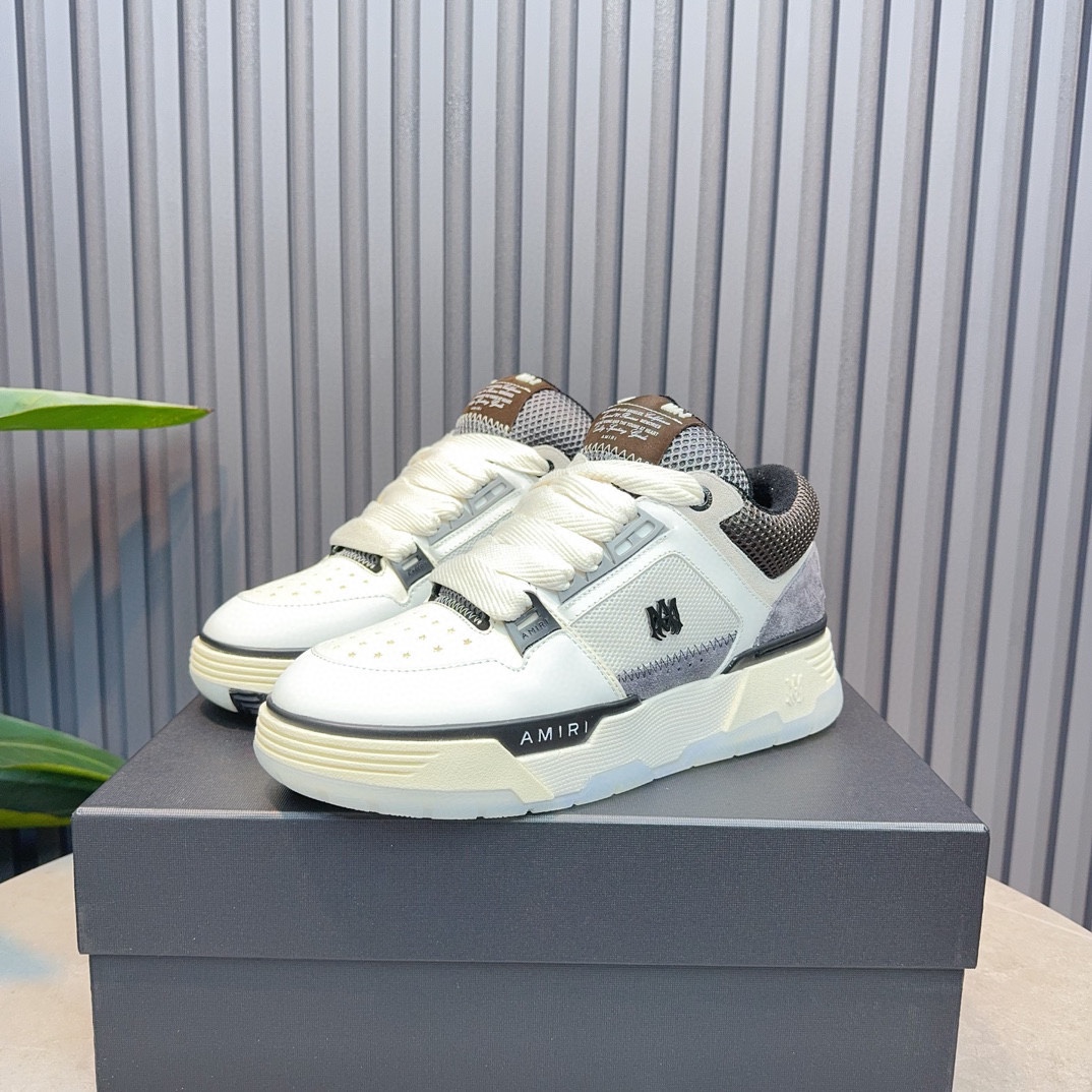 AMIRI Emil Pareja nuevas zapatillas de deporte de la calle alta de hueso formadores capa superior de