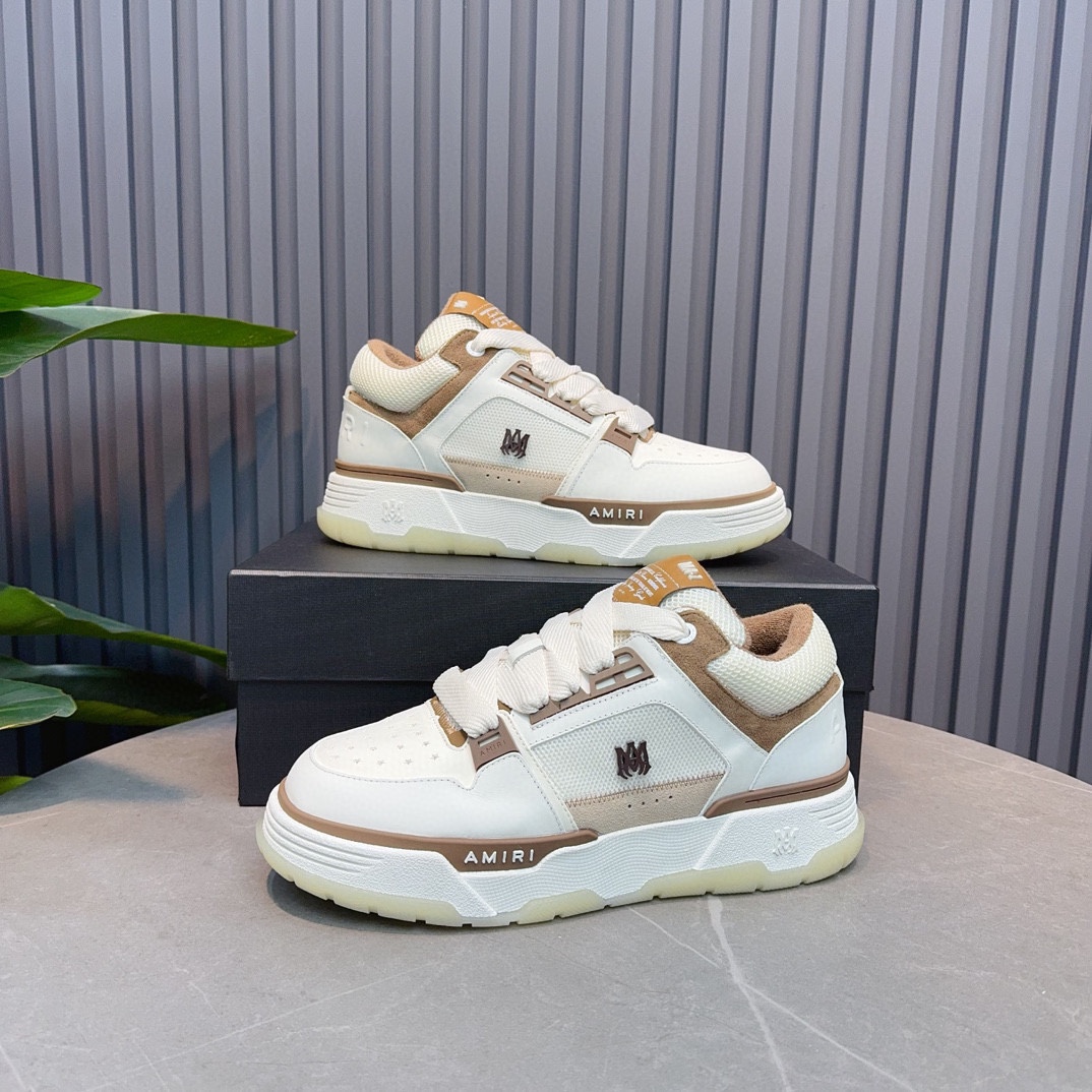 AMIRI Emil Pareja nuevas zapatillas de deporte de la calle alta de hueso formadores capa superior de
