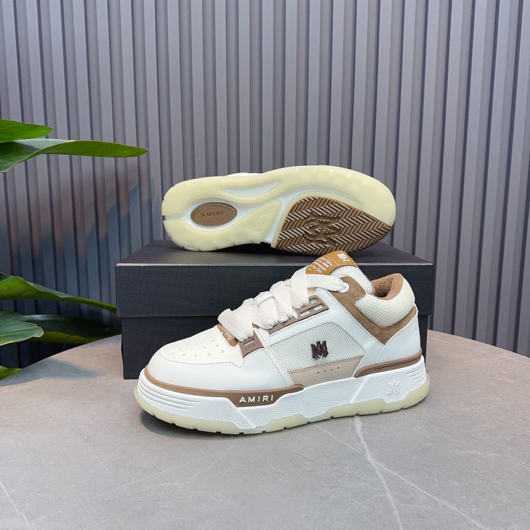 AMIRI Emil Pareja nuevas zapatillas de deporte de la calle alta de hueso formadores capa superior de