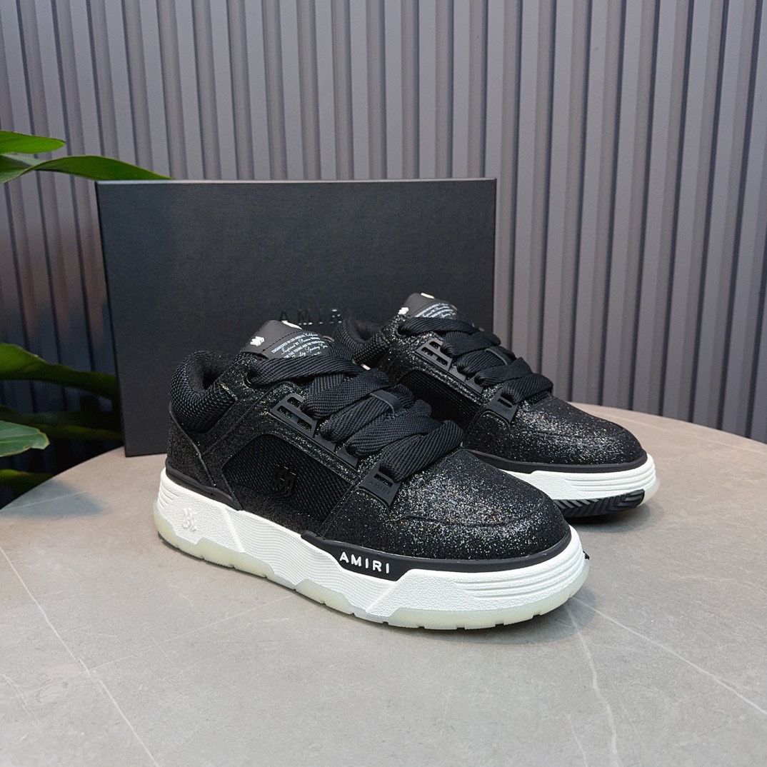 AMIRI Emil Pareja nuevas zapatillas de deporte de la calle alta de hueso formadores capa superior de