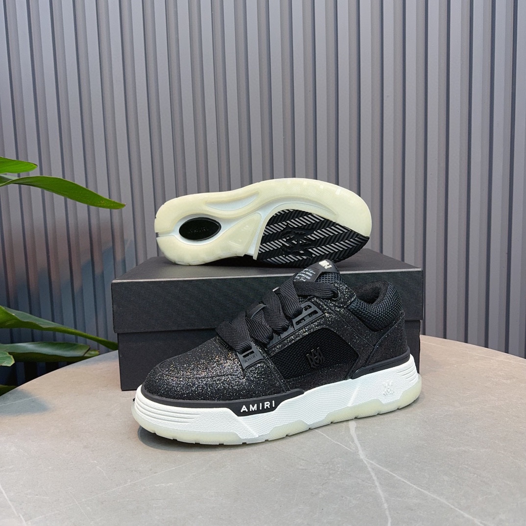 AMIRI Emil Pareja nuevas zapatillas de deporte de la calle alta de hueso formadores capa superior de