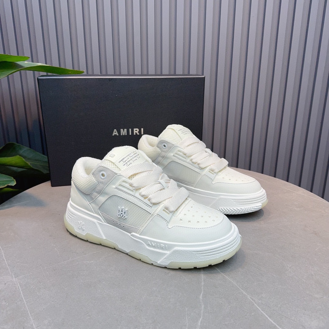 AMIRI Emil Pareja nuevas zapatillas de deporte de la calle alta de hueso formadores capa superior de